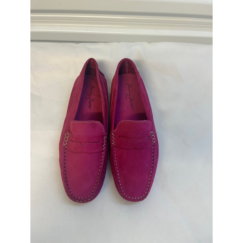 Massimo Matteo Firenze Women’s Penny Keeper, Purple Slip-On Loafers, Size 8B